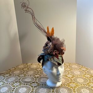 Elegant Floral Fascinator Hat